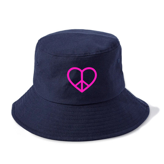 Retro 80s Heart Peace Sign Hat