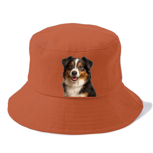 mini australian shepherd portrait design Hat