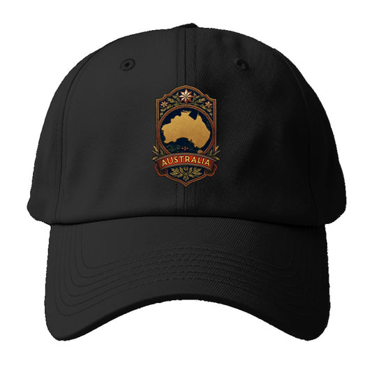 australia map silhouette Hat
