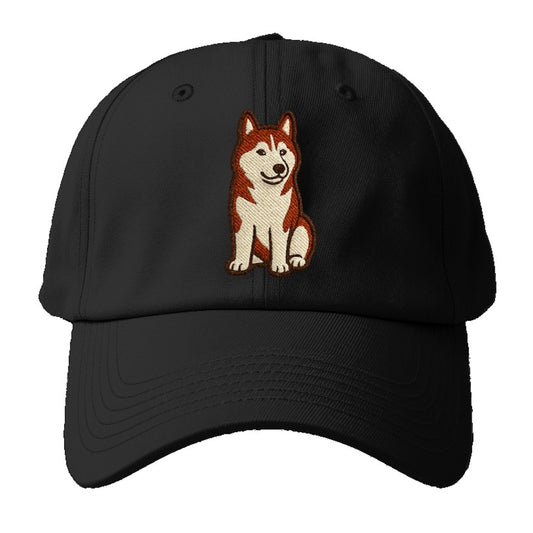 siberian-husky-red-white-loyal-spirit Hat