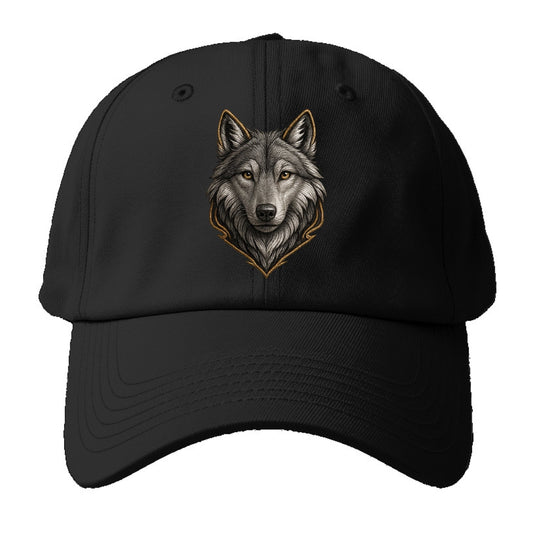 Wolf Totem  - Baseball Cap For Big Heads - Black