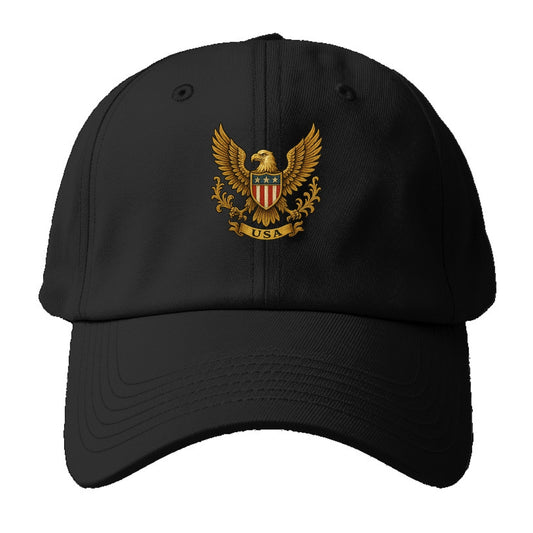 Usa Heritage Eagle 3 - Baseball Cap - Black