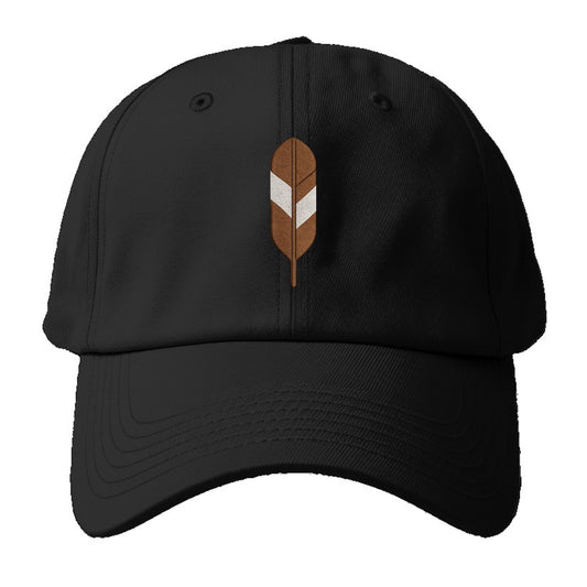 Eagle Feather  - Baseball Cap For Big Heads - Black