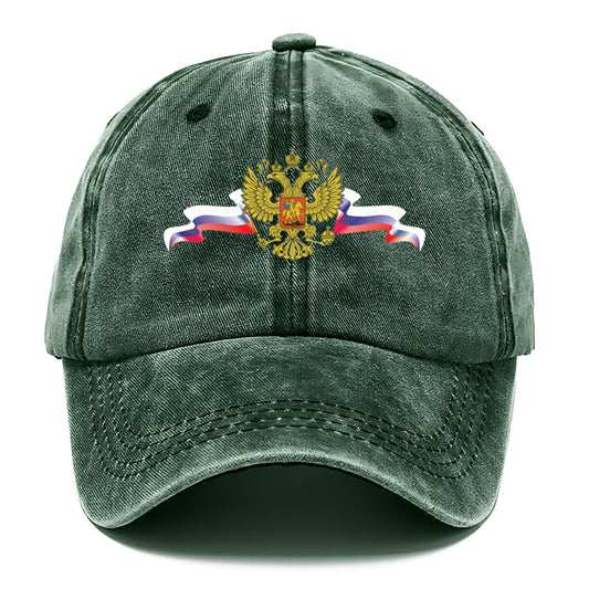 RUSSIAN EAGLE Baseball Cap Russia Badge Emblem ADJUSTABLE Hat For Men Women