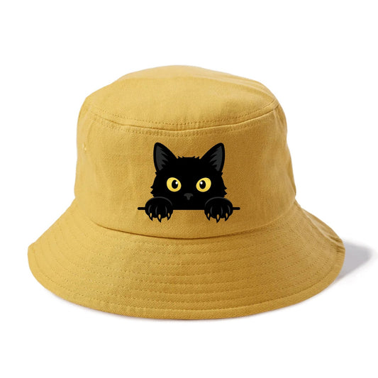 Black Cat  - Bucket Hat - Golden Harvest(Yellow)