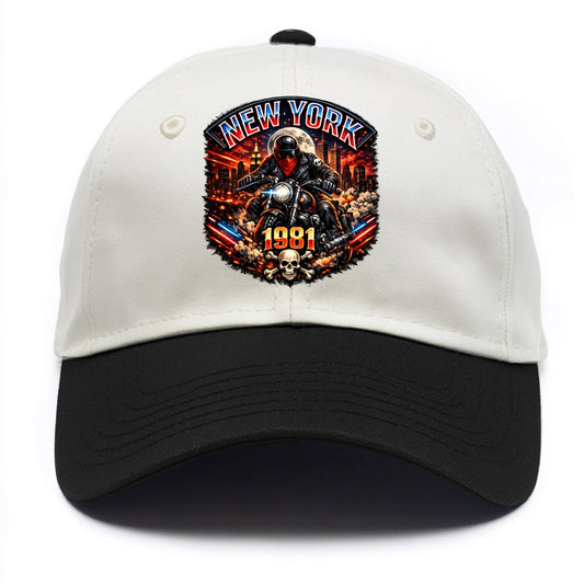 New York 1981 Biker - Two Tone Cap
