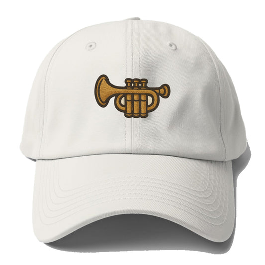 Trumpet  - Baseball Cap For Big Heads - Off White