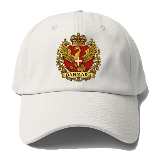 Denmark Heritage Badge - Baseball Cap For Big Heads - Off White