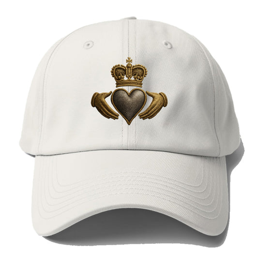 Claddagh Symbol  - Baseball Cap For Big Heads - Off White