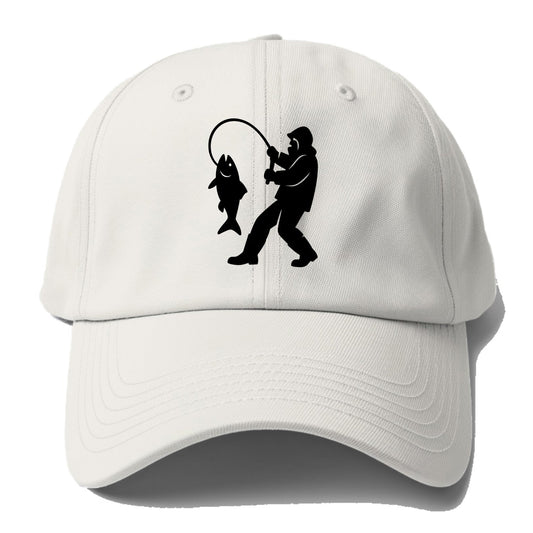 Alaskan fisherman hauling catch - Baseball Cap - Off White
