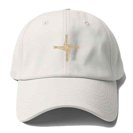 Saint Brigid's Cross  - Baseball Cap For Big Heads - Off White