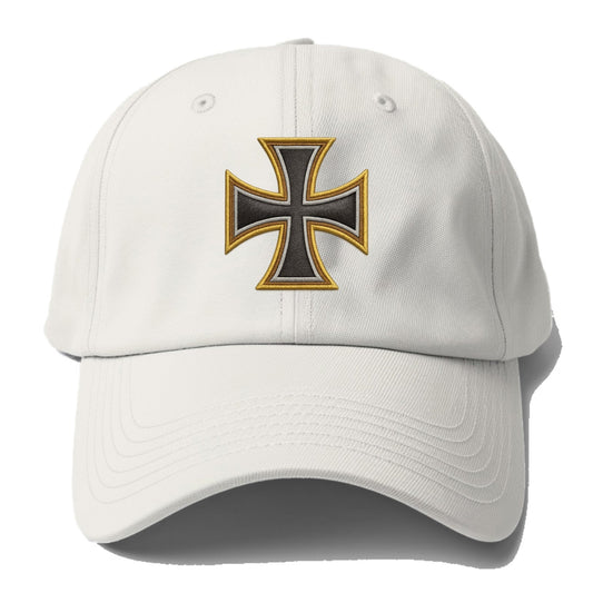 Teutonic Cross  - Baseball Cap - Off White