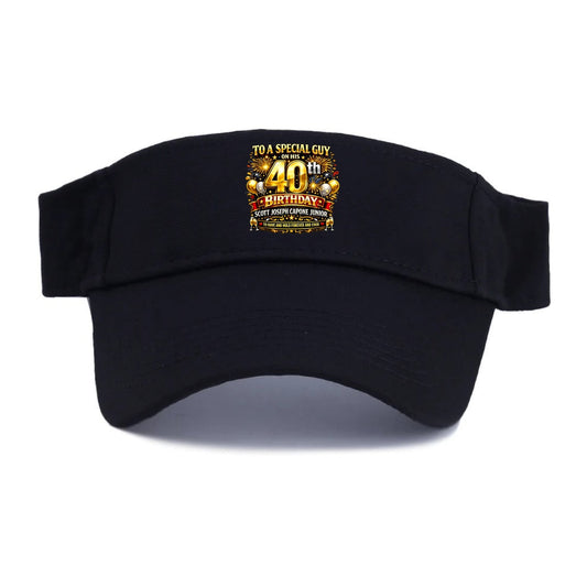 Special 40th Birthday - Visor