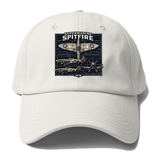 Spitfire Blueprint - Baseball Cap For Big Heads