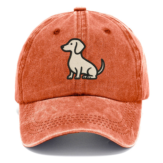 Dachshund - Long body profile view - Classic Cap - Terracotta Clay(Orange)