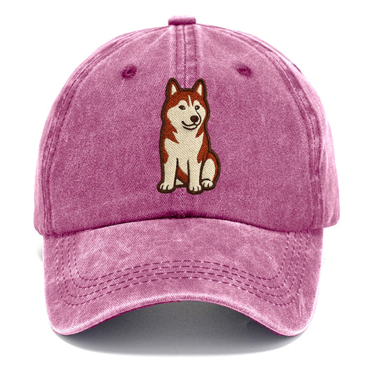 siberian-husky-red-white-loyal-spirit Hat