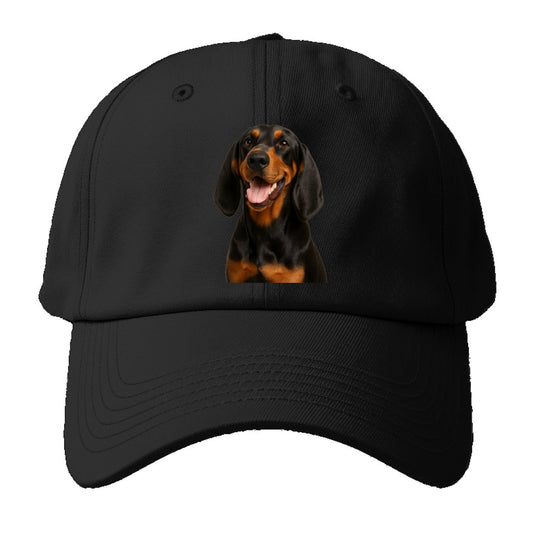 black & tan coonhound: noble trailblazer Hat