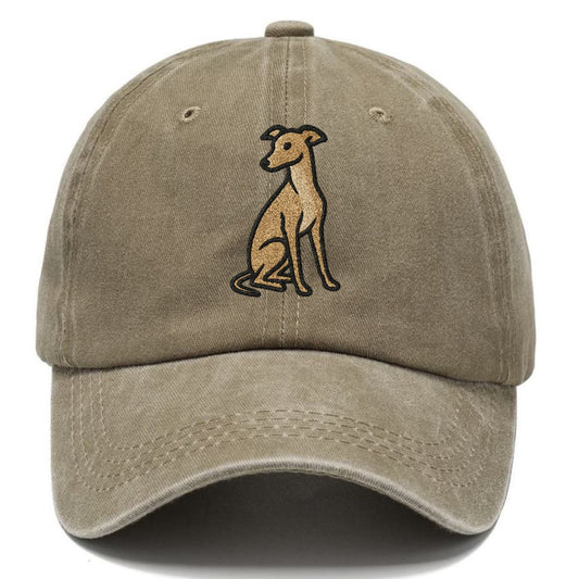 Whippet Fawn Colored Design Hat