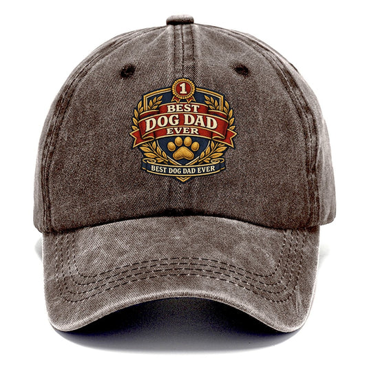 Dog Dad Classic Cap – Brown